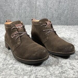 Bussola Norfolk‎ Nili Ankle Boots Womens 9 D Brown Suede Chukka Booties Comfort